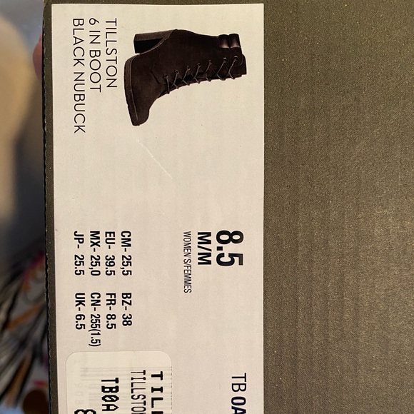 Timberland Tillston 6 inch Heel Boot in Black - Picture 3 of 6